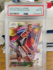 2023 Cosmic Chrome Victor Wemby Rc 151 PSA 8