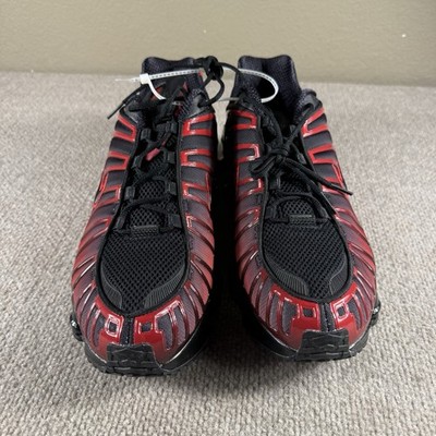 Nike Shox TL Shoes Black University Red Gradient IF6202-001  display picture 2