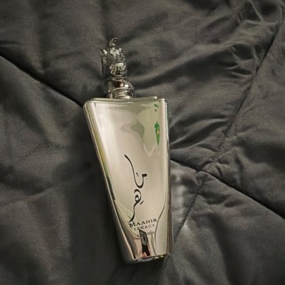Lattafa Maahir Legacy Eau de Parfum Spray Aromatic Fresh Spicy Citrus 3.4oz