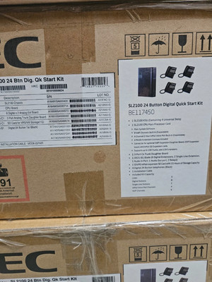 NEC SL2100 BE117450 SL2100 24-BUTTON DIGITAL QUICK START KIT *FACTORY SEALED*
