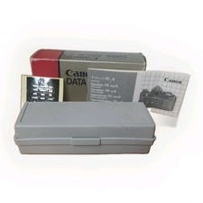 Vintage Canon DATA BACK A for A-1 Top Mint 