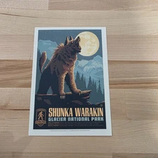 SHUNKA WARAKIN ~ Mysterious Creatures ~ Legends of the National Parks ~ Postcard