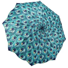 galleria Peacock Folding Umbrella