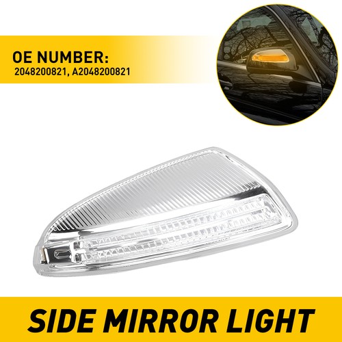 Right Mirror Door Turn Signal Light For 2018-11 Mercedes C350 /C63 AMG /C300 New - Picture 14 of 17