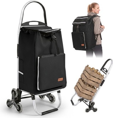 Einkaufstrolley Treppensteiger klappbar Einkaufswagen Trolley mit Kühltasche