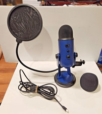 Blue Yeti X A00104 USB Studio Microphone Streaming Podcasting Tested Pop Filter