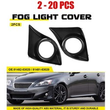 Front Left Right Black Fog Light Bezel Cover Cap 2-20X for Lexus IS250 2011-2013
