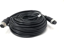 Vehicle Dash Cam 4pin Video Extension Cord, 30ft - with 10m (30 Feet), black 