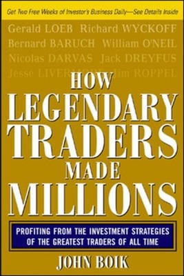 HOW LEGENDARY TRADERS MAKE MILLIONS by John Boik Paperback Self Help Business