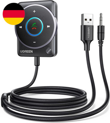UGREEN Aux Bluetooth 5.4 Adapter Auto Bluetooth 3.5Mm Klinke Empfänger Multifunk