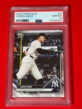 2025 Topps NOW Aaron Judge 500 Extra Base Hits Yankees PSA 10 Gem Mint 6327