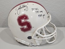 John Elway Autographed Throwback Stanford Cardinals Full-Size Helmet W/COA