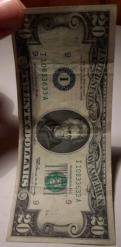 1969 20 Dollar Bill Minneapolis Minnesota I 10833633 A Circulated Authentic - Picture 4 of 24