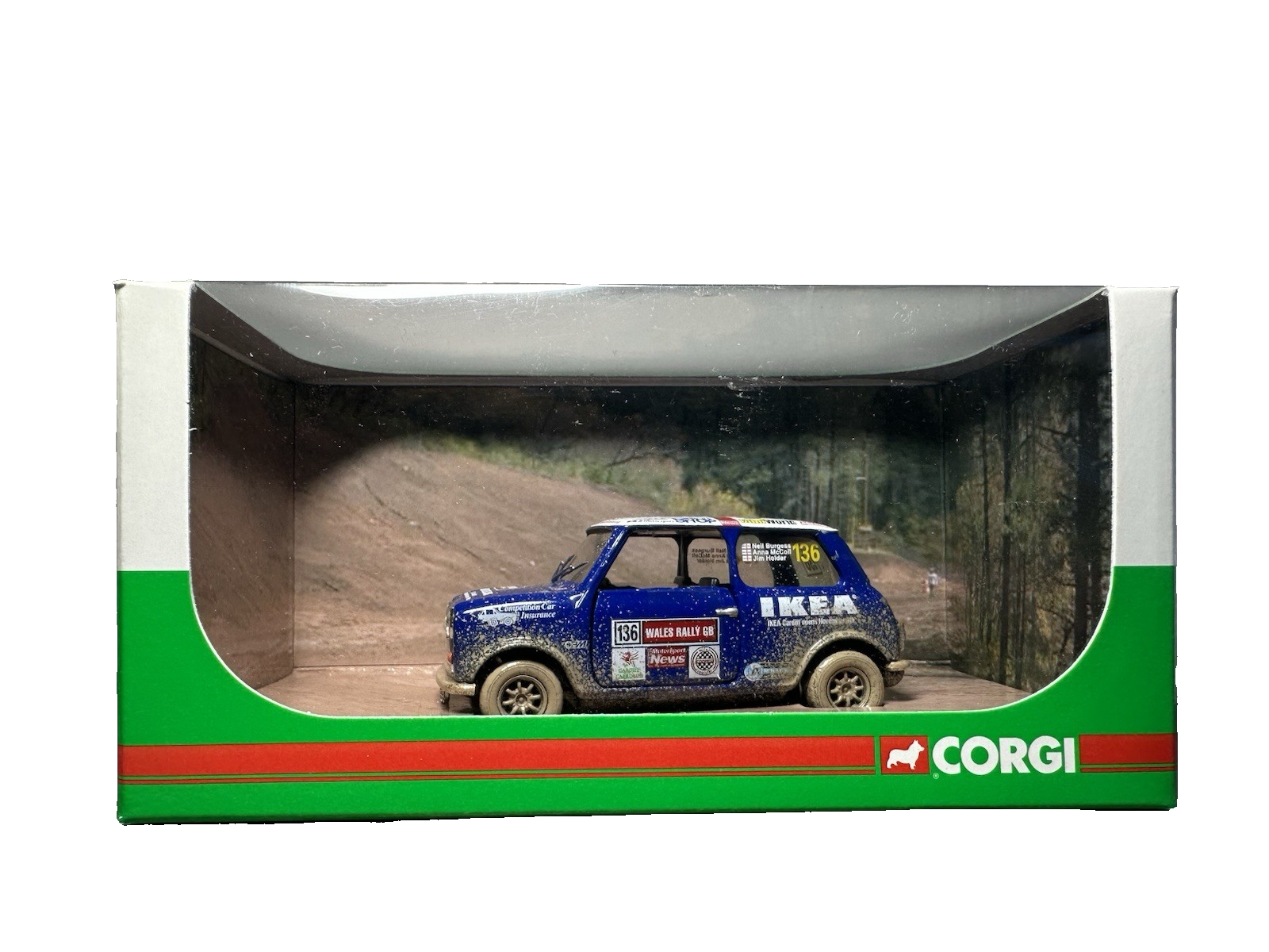Corgi CC82240 Mini Cooper Classic Neil Burgess World Rally Championship 2004