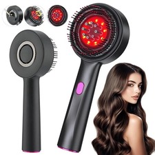 Electric Scalp Massage Comb Hair Growth Red Light Therapy Brush Head Massager US
