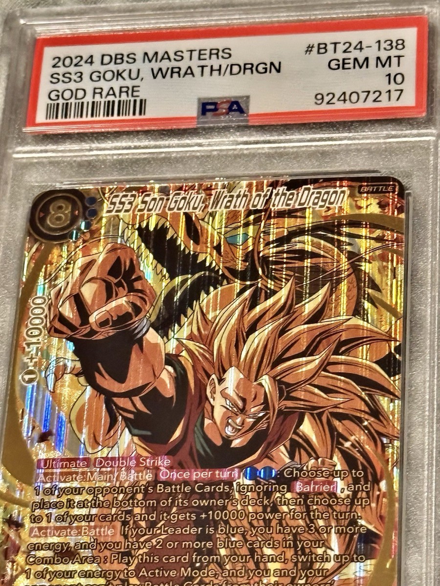 Dragon Ball Super Card Game SS3 Son Goku, Wrath of the Dragon