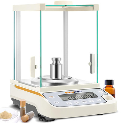 Analytical Balance 220g 0.1mg Electronic Scale Digital for Jewelry Lab Pharmacy