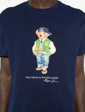  Navy Classic Fit Polo Bear Varsity Jersey T-Shirt Navy FOR FAN
