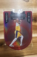 2020-21 Panini Obsidian - Tunnel Vision Anthony Davis #20 Electric Etch Red