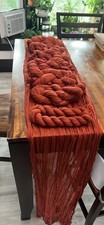 Terracotta table runner, rustic or fall wedding decor Lot - 8 Skeins Bundle