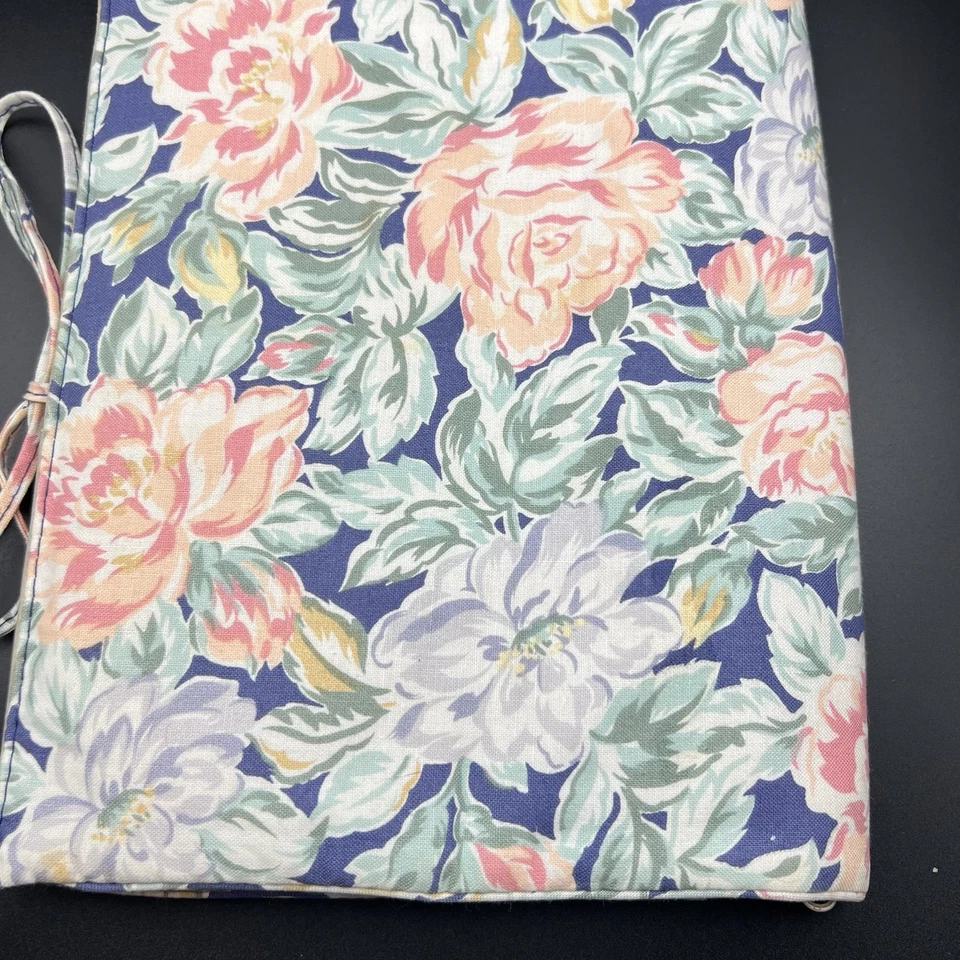 Bolsa de Maquillaje Floral Pastel Años 80 Diane Von Furstenberg Almacenamiento Viaje Diseñadora De Colección Foto 3 de 4