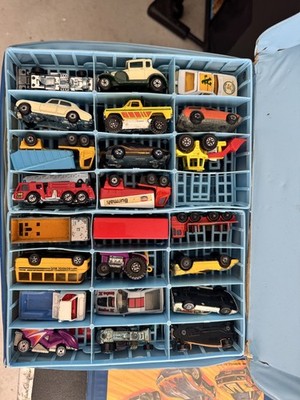 1976 Matchbox Superfast 48 Car Case Collector Lesney Toy Vintage Hot Wheels