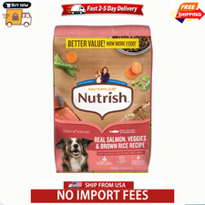 Rachael Ray Nutrish Adult Dog Dry Food - Salmon, Veggies Brown Rice, 20 lb