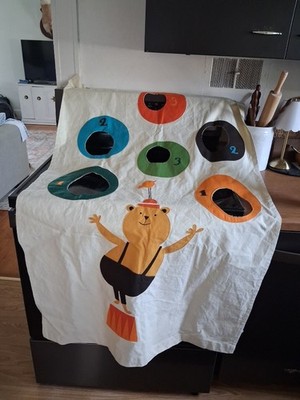 Land of Nod aka Crate & Kids, Doorway Bean Bag Toss Cloth Game  (No Bags)