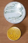 PFLUEGER Hande-Pak Fish Hooks Tin #4005 Dr Scholls Foot Balm Free Sample Tin — photo 2