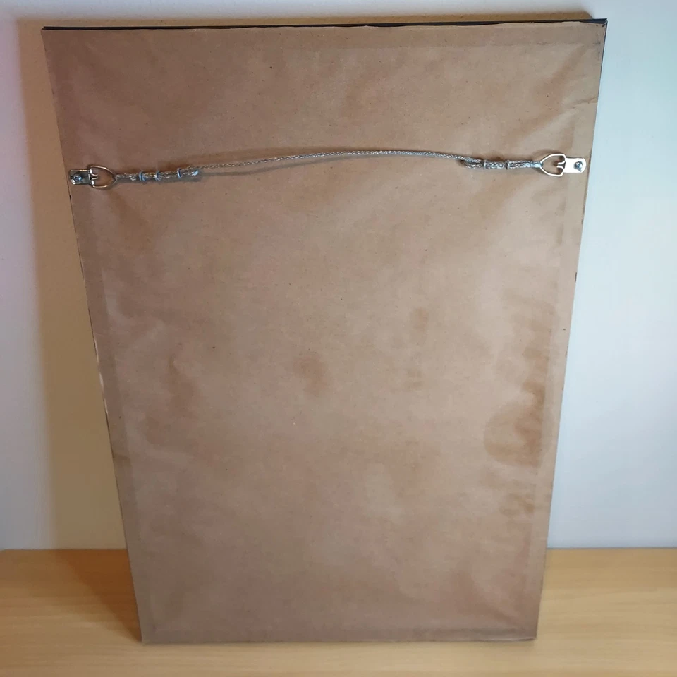 Arte colgante de pared de búho 3 cuadros diferentes enmarcados 26x20 Foto 3 de 3