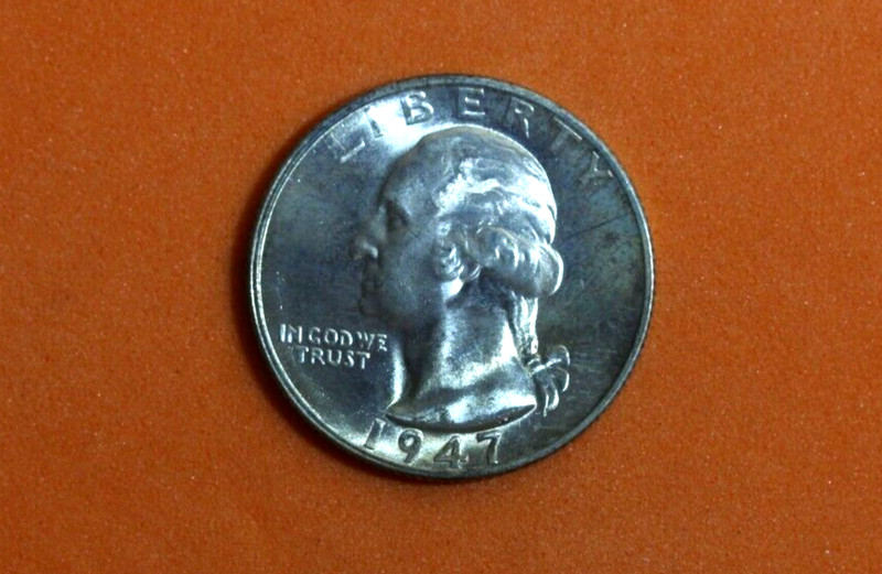 1947 S Washington Quarter #P03748