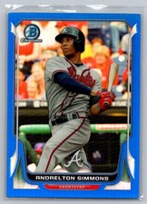 2014 Bowman Chrome Blue Refractor  Andrelton Simmons 149 045/250