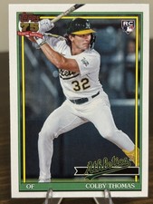 2026 Topps Series 1 Colby Thomas Athletics 1991 35th Anniversary RC #T91-6