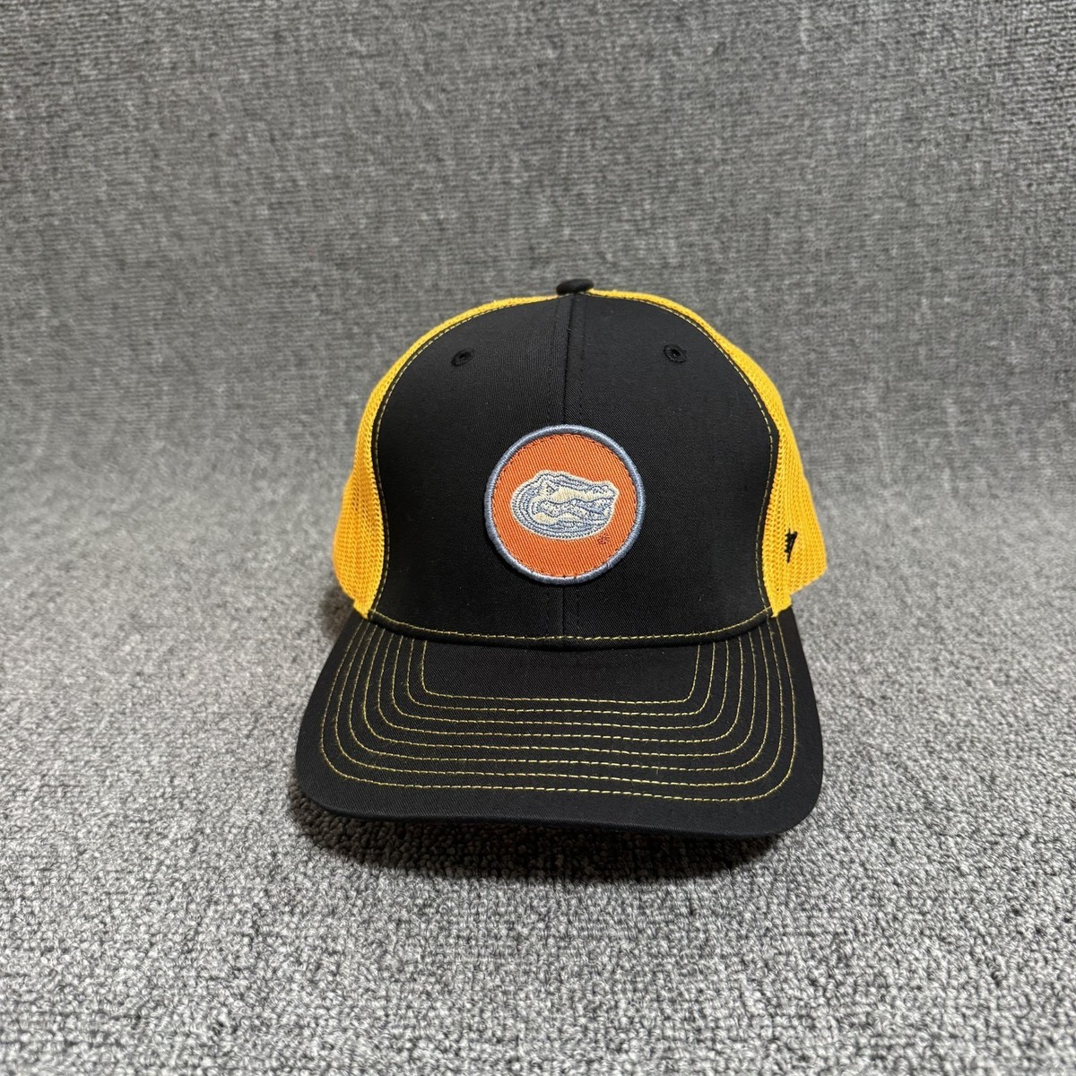 '47 Brand Florida Gators Trucker Snapback Black Orange Hat Adjustable
