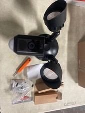 Ring Floodlight Cam Wired Plus Outdoor Full HD Surveillance Camera - Black