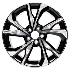18 Smoked Clear Coat Machd Wblack Rim By Jte Wheels For 2017-18 Civic 18x8