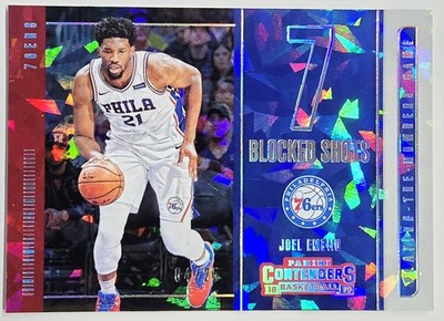 2018-19 Panini Contenders Playing Numbers Game #29 Cracked Ice /25 Joel Embiid