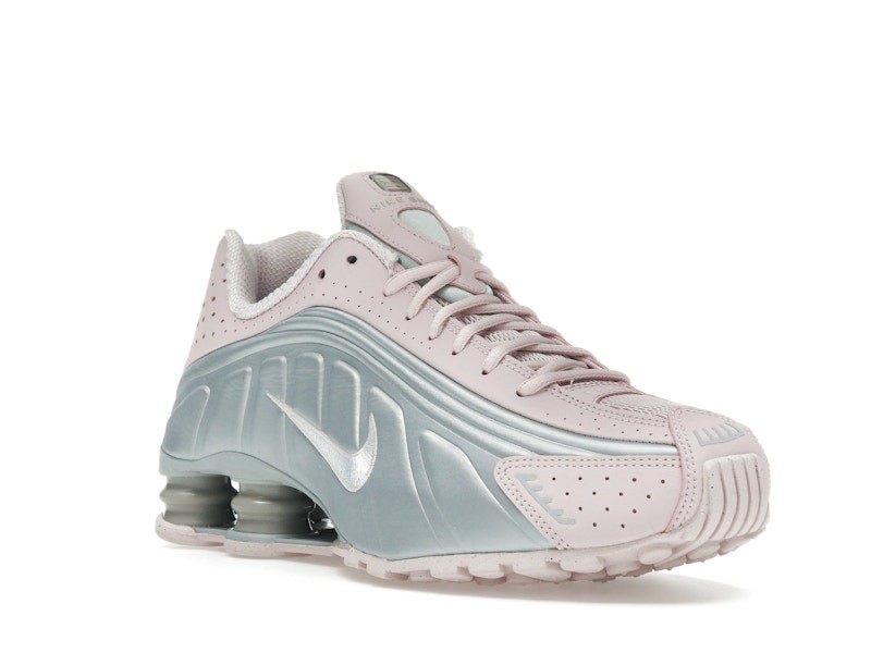 新商品!!!! ★ (W) Nike Shox R4 Barely Rose llic Platinum Size 5.5 - Nike Shox R4 Barely Rose Metallic Platinum W for