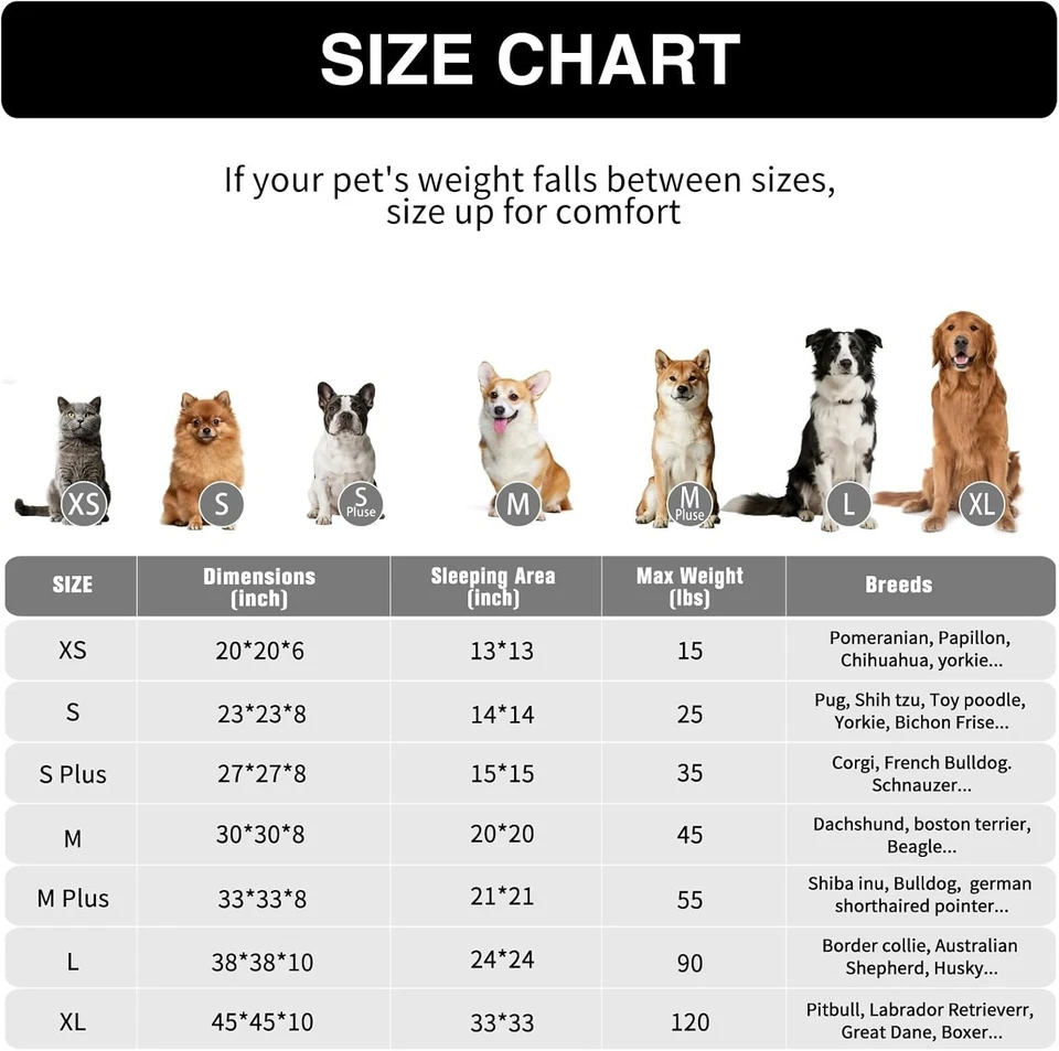 Pet-Safe Faux Fur Dog Bed for Anxiety Relief - Small to XL Options Available - Image 4 of 4