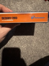 Sega Dreamcast 200 Block Memory Card By Performance - Clear Transparent Case