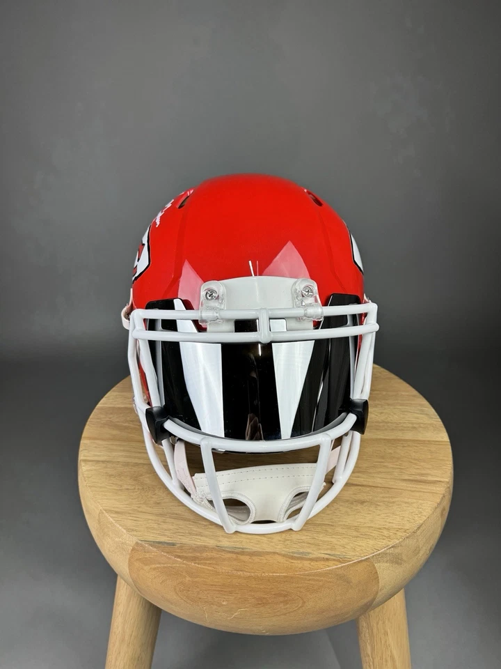 Casco Jared Allen Tamaño Completo Auténtico Chiefs Firmado con Inscripción-Beckett Certificado de Autenticidad Foto 4 de 4