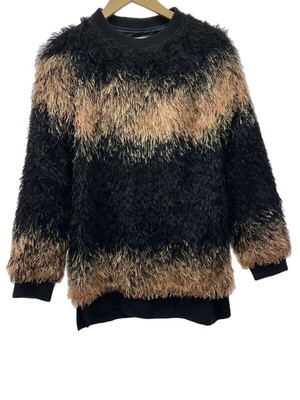 DRIES VAN NOTEN】wool nylon shaggy knit DRIES VAN NOTEN】wool nylon shaggy knit