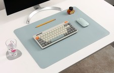 Dual-Sided Leather Desk PadBlotter for Laptop ComputerMouse PadWritingDrawing...
