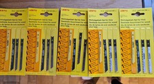 Image of Lesto jigSaw Blade Assortment For Wood 4 blades per pack. 3 packs in listing.