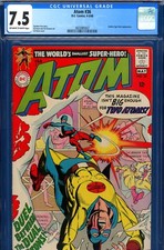 Atom #36 CGC 7.5 - Golden Age Atom appearance - Kane & Greene art - Kane cover