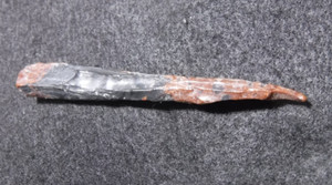 Three and one half inch Mahogany Obsidian needle.  Davis Creek, California