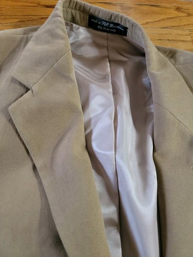 Gian Franco Ruffini Italy Blazer Jacket Size 46L NWT Vintage Nice Satin Lined - Picture 3 of 10