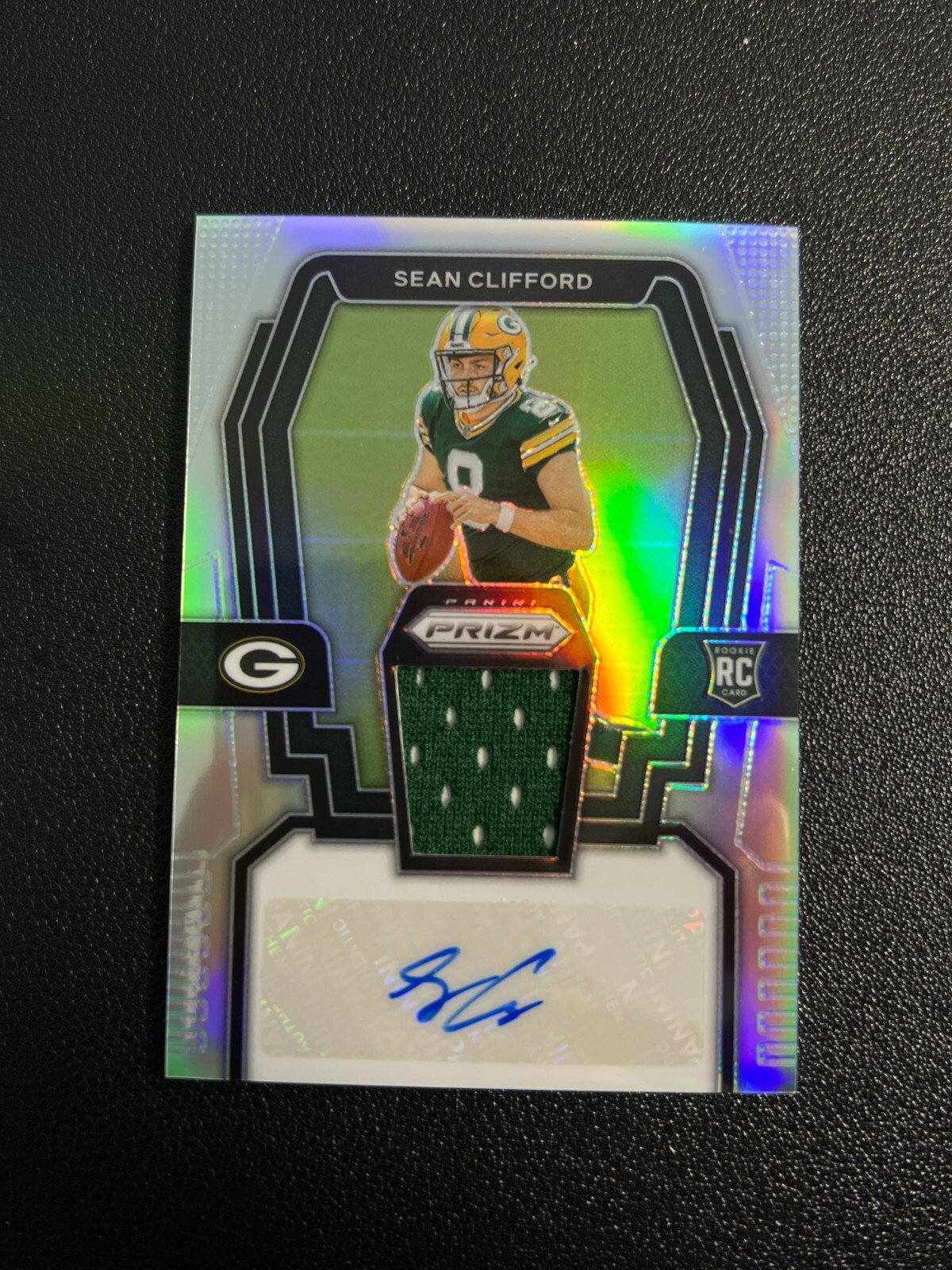 2023 Panini Prizm Football Sean Clifford Rc Rookie Silver Patch Auto 56/99 BJGK