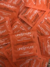 100 PCs Lifestyle Large( Kyng )  Size Lubricated Latex Condoms,10 Free Lubricant