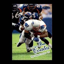 Ben Coates 1998 Fleer New England Patriots #10 R329Q 5